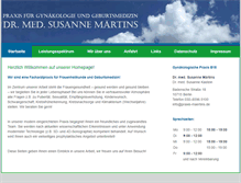 Tablet Screenshot of praxis-maertins.de